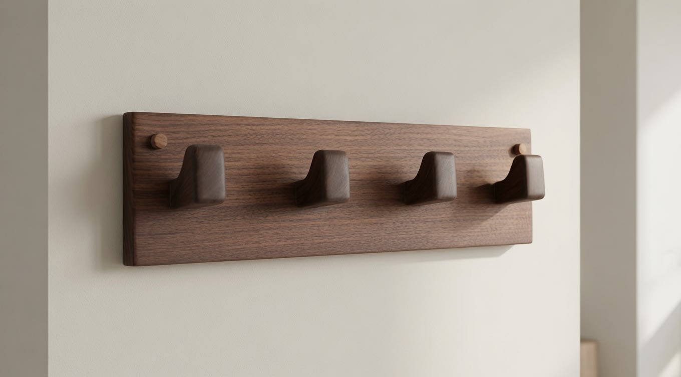 Walnut Coat Hanger thumbnail 3
