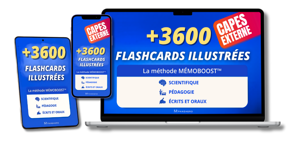 Pack CAPES Externe SVT – Flashcards Pandagro