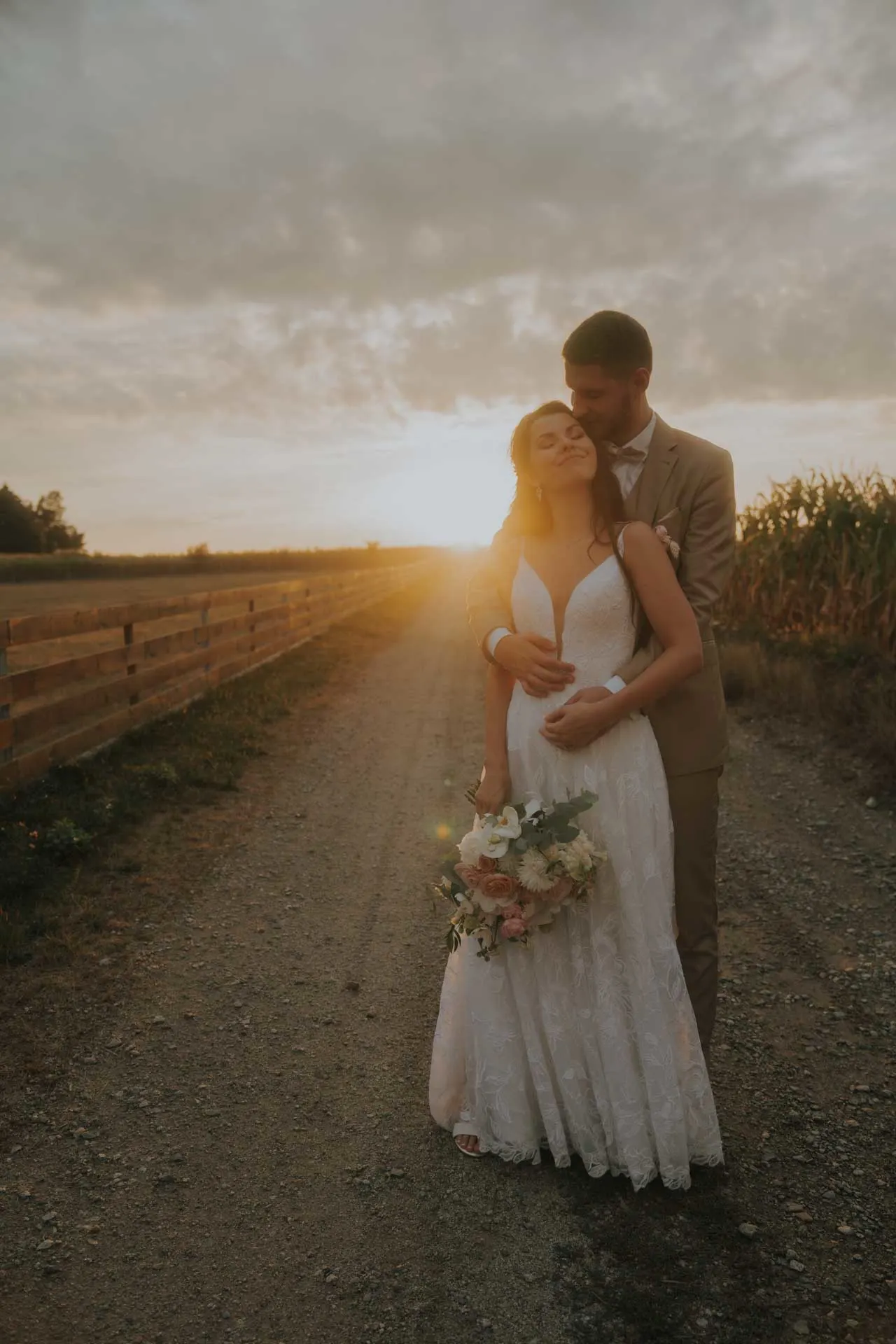 Svatební portréty novomanželů - Marcela & Adam - Pohoda Nárameč