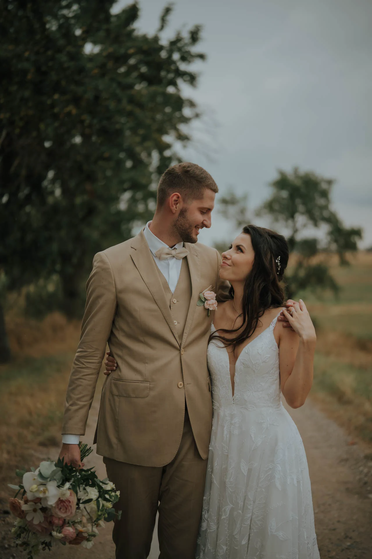 Svatební portréty novomanželů - Marcela & Adam - Pohoda Nárameč