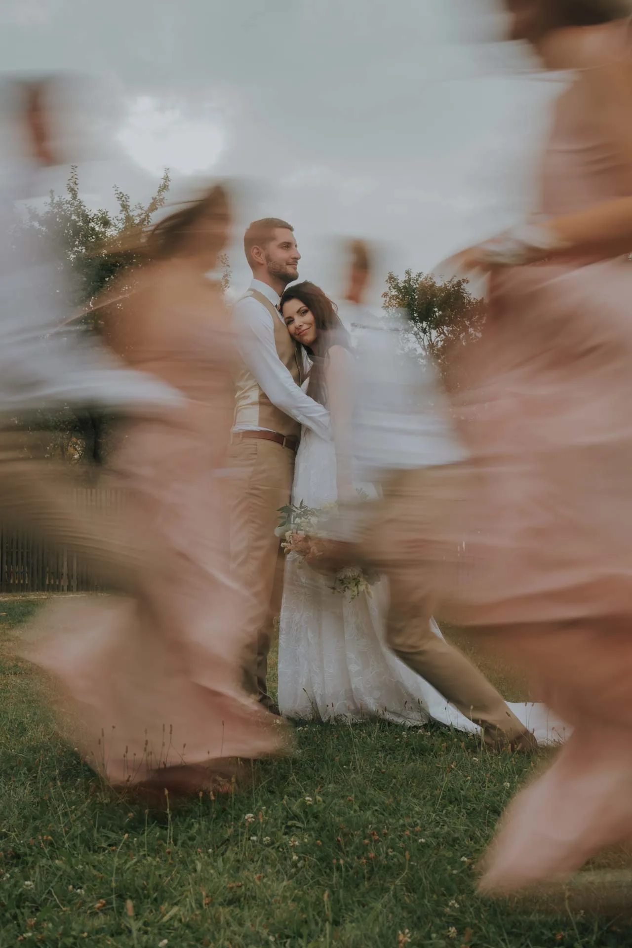 Svatební portréty novomanželů - Marcela & Adam - Pohoda Nárameč