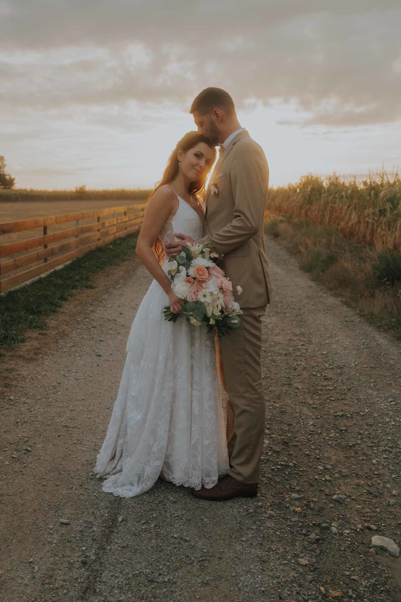 Svatební portréty novomanželů - Marcela & Adam - Pohoda Nárameč