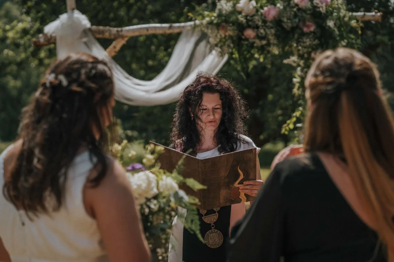 Svatební obřad - Nelly & Kačka - Fara Mladé Bříště