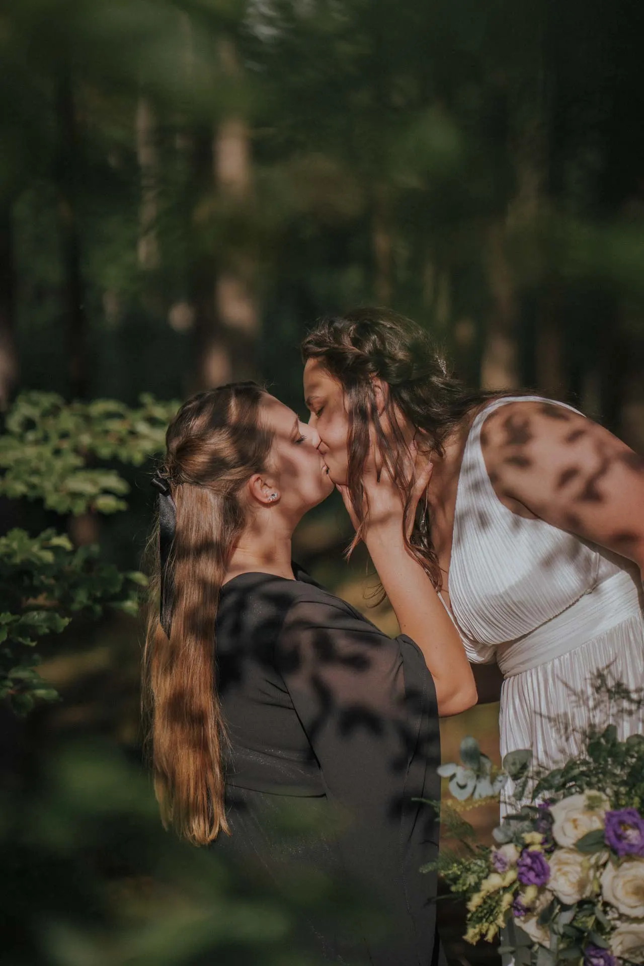 Svatební portréty novomanželů - Nelly & Kačka - Fara Mladé Bříště