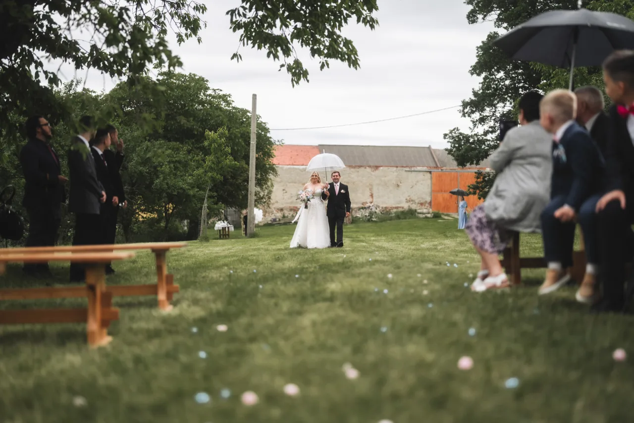 Svatební obřad - Adéla & Zdeněk - Bořikovský dvůr