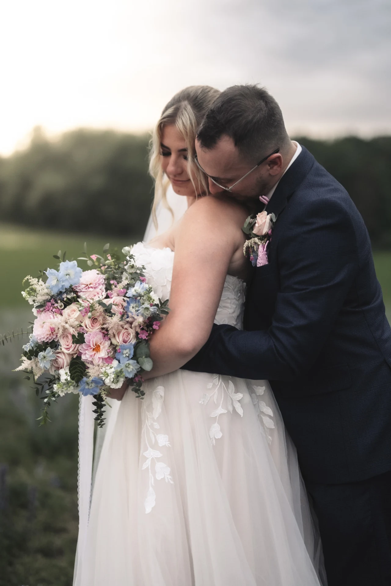 Svatební portréty novomanželů - Adéla & Zdeněk - Bořikovský dvůr