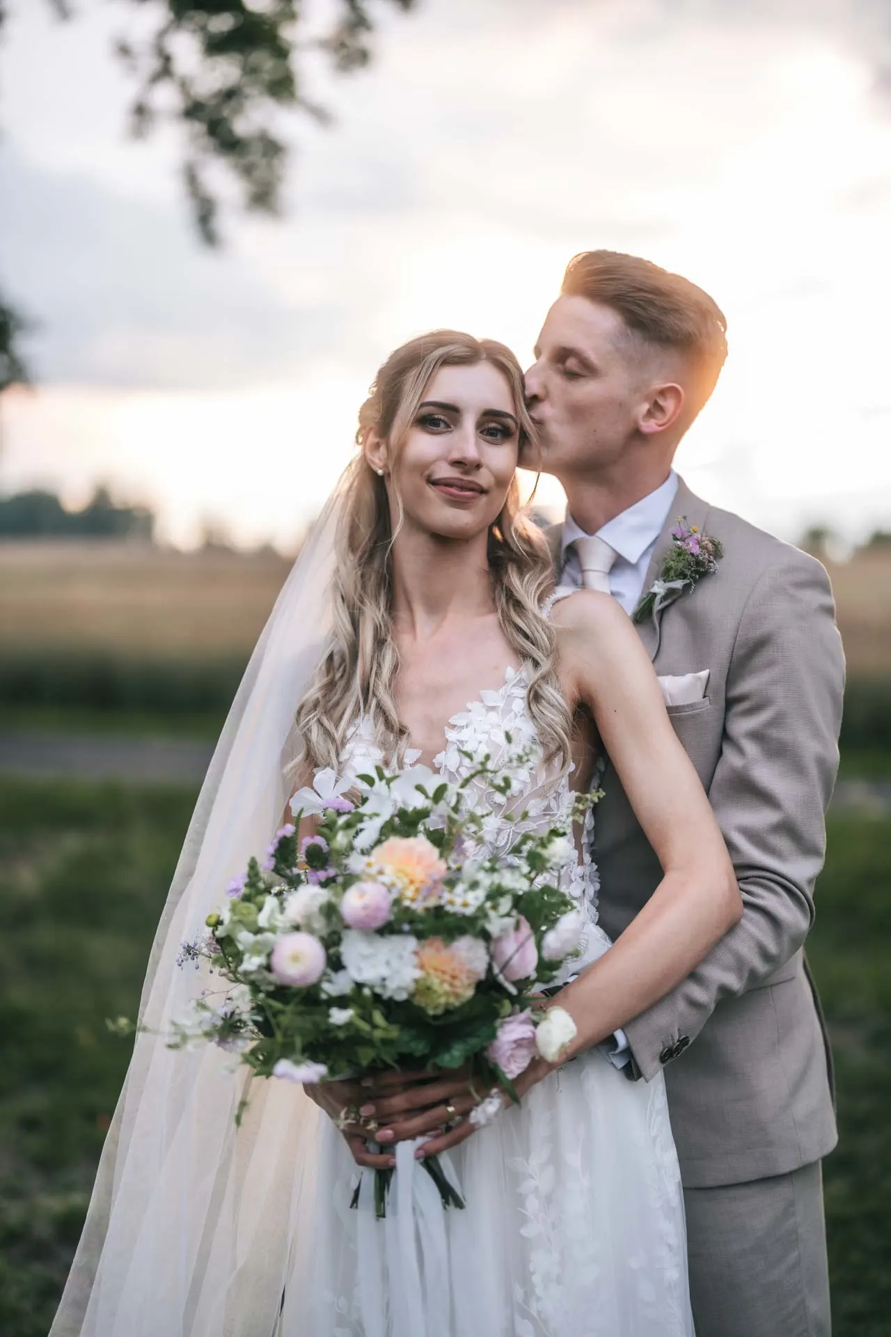 Svatební portréty novomanželů - Lenka & Honza - Horecký Dvůr