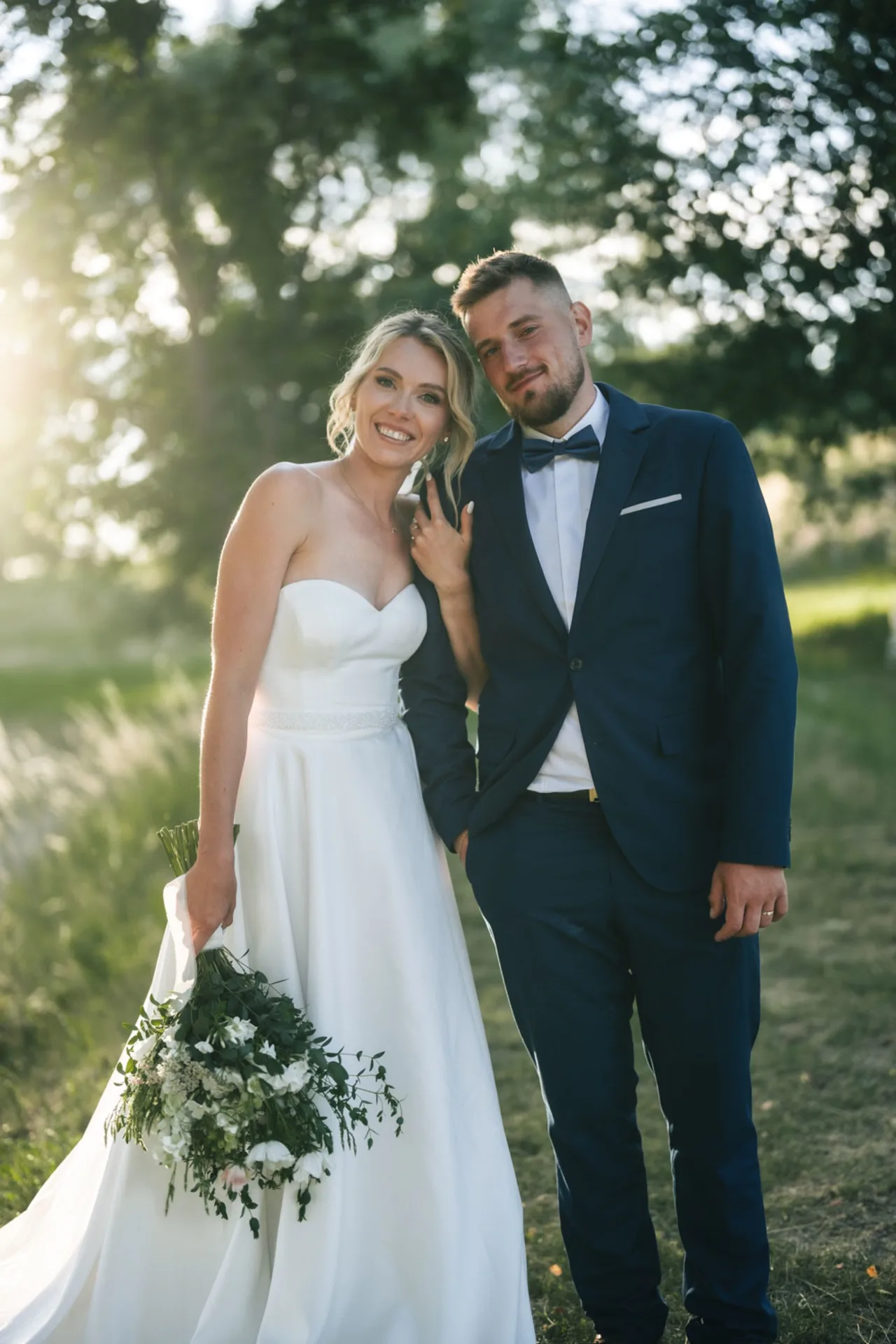 Svatební portréty novomanželů - Kristýna & Míra - Karlov
