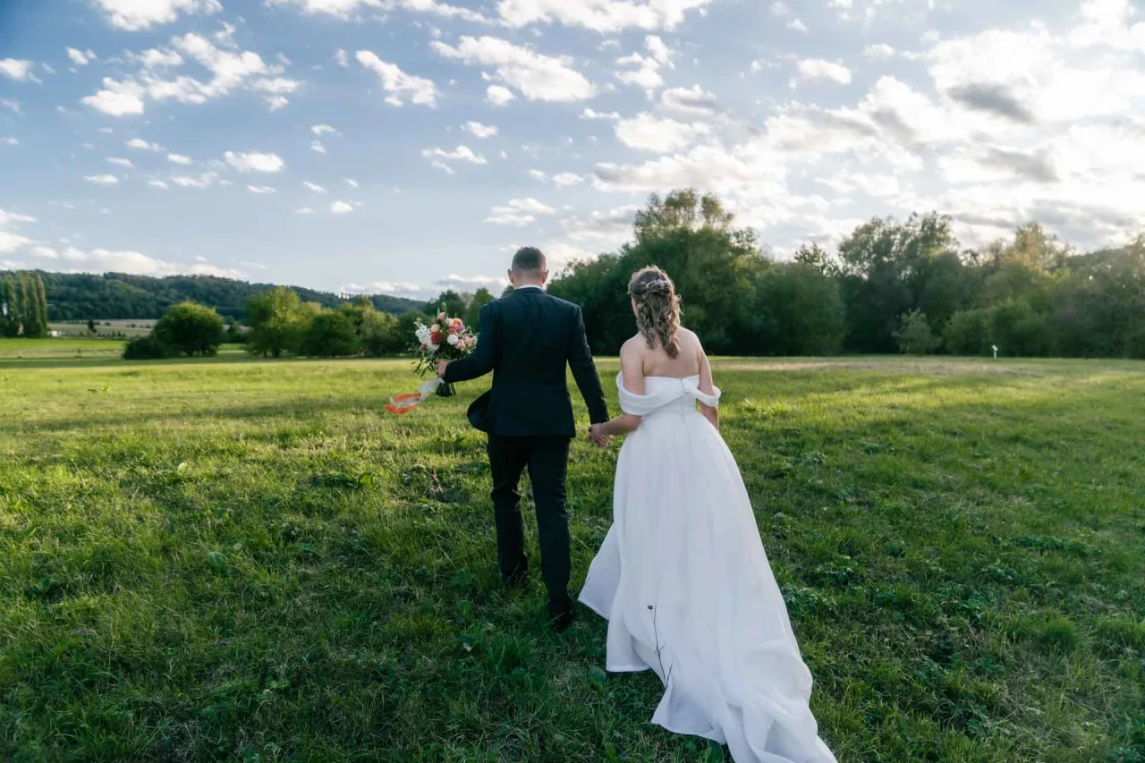 Svatební portréty novomanželů - Eva & Kryštof - Bernatice nad Odrou