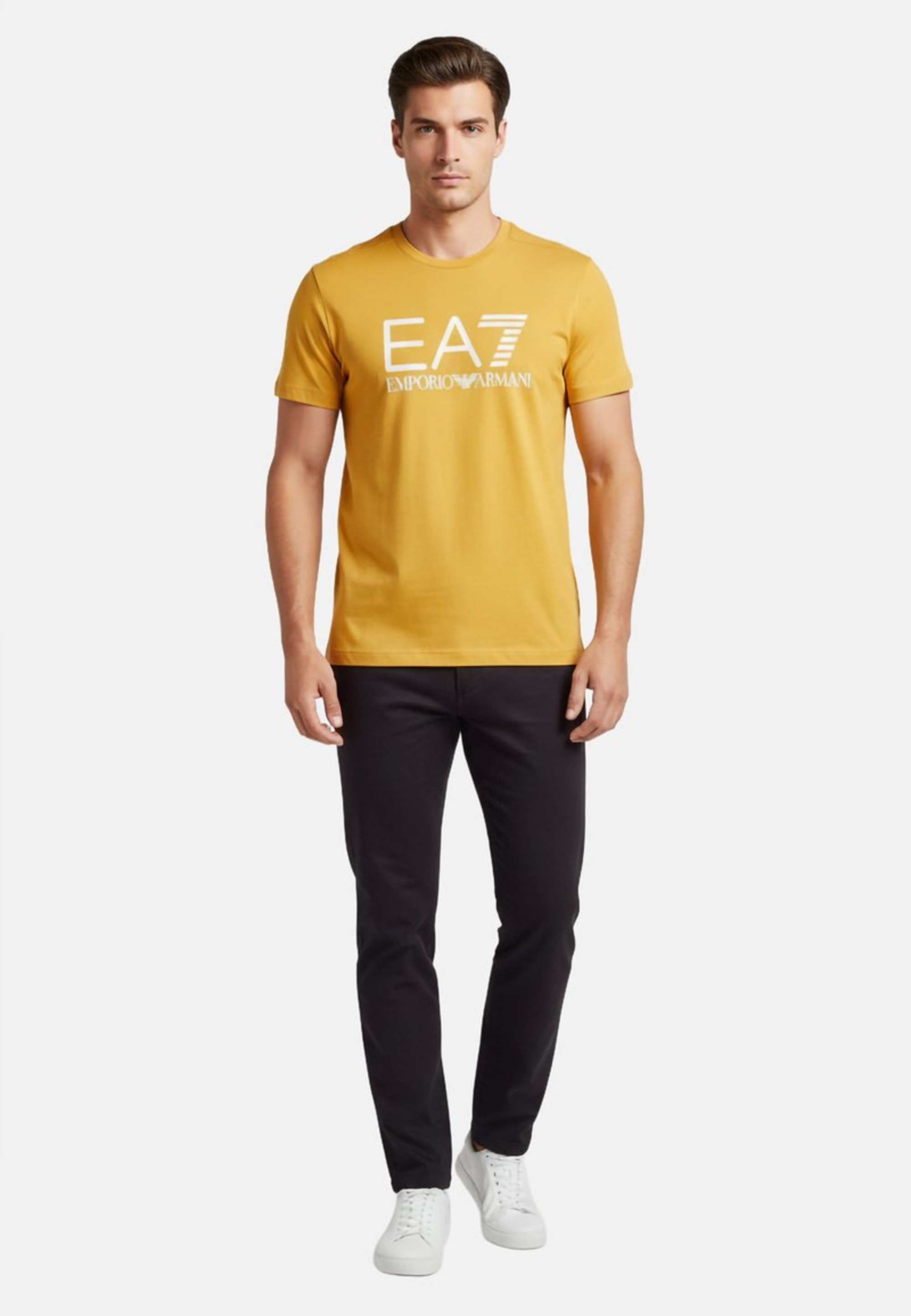 EA7 Emporio Armani T-Shirt - Amarillo — vista 2
