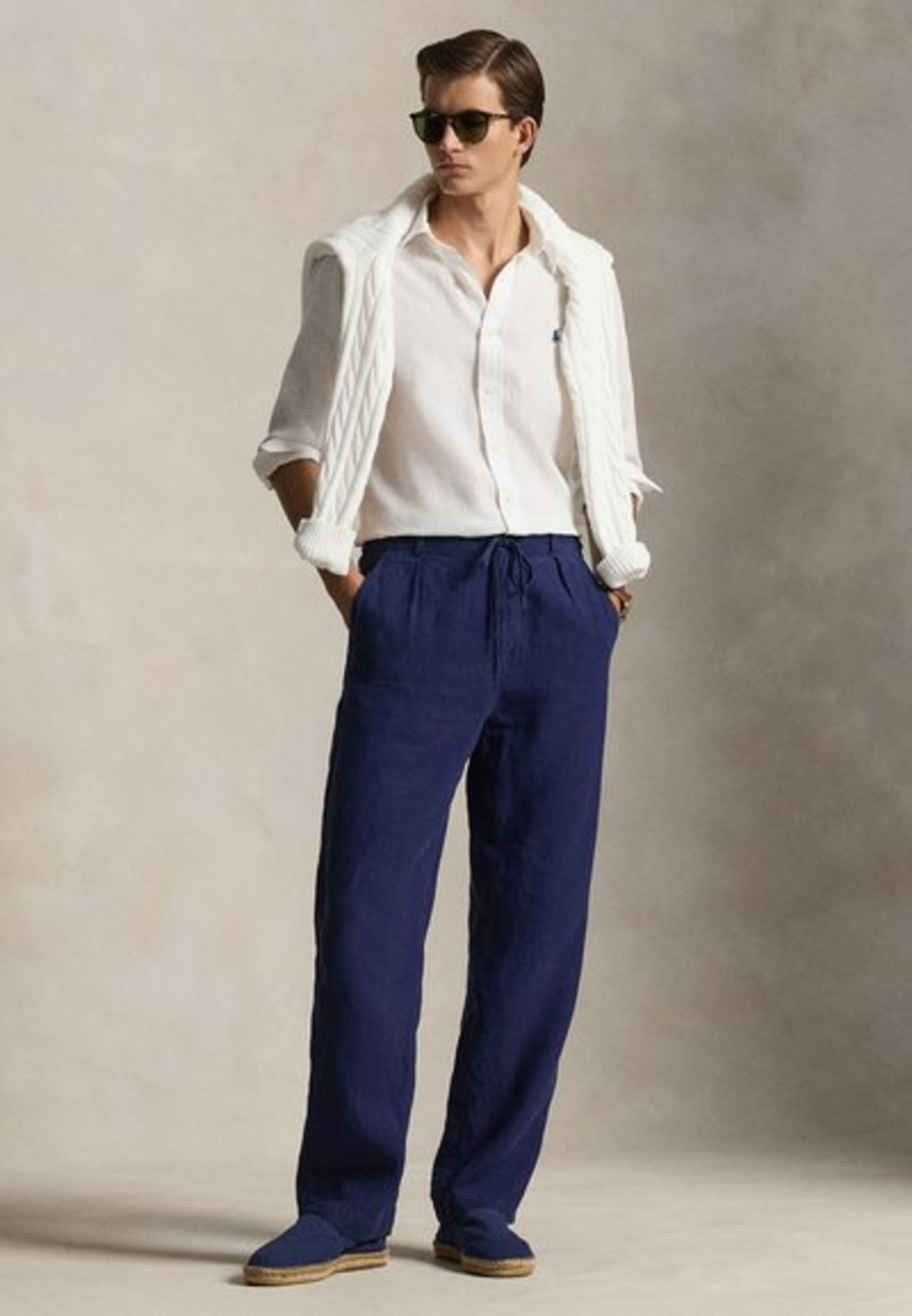Polo Ralph Lauren Custom Fit Linen Shirt - Blanco — vista 2