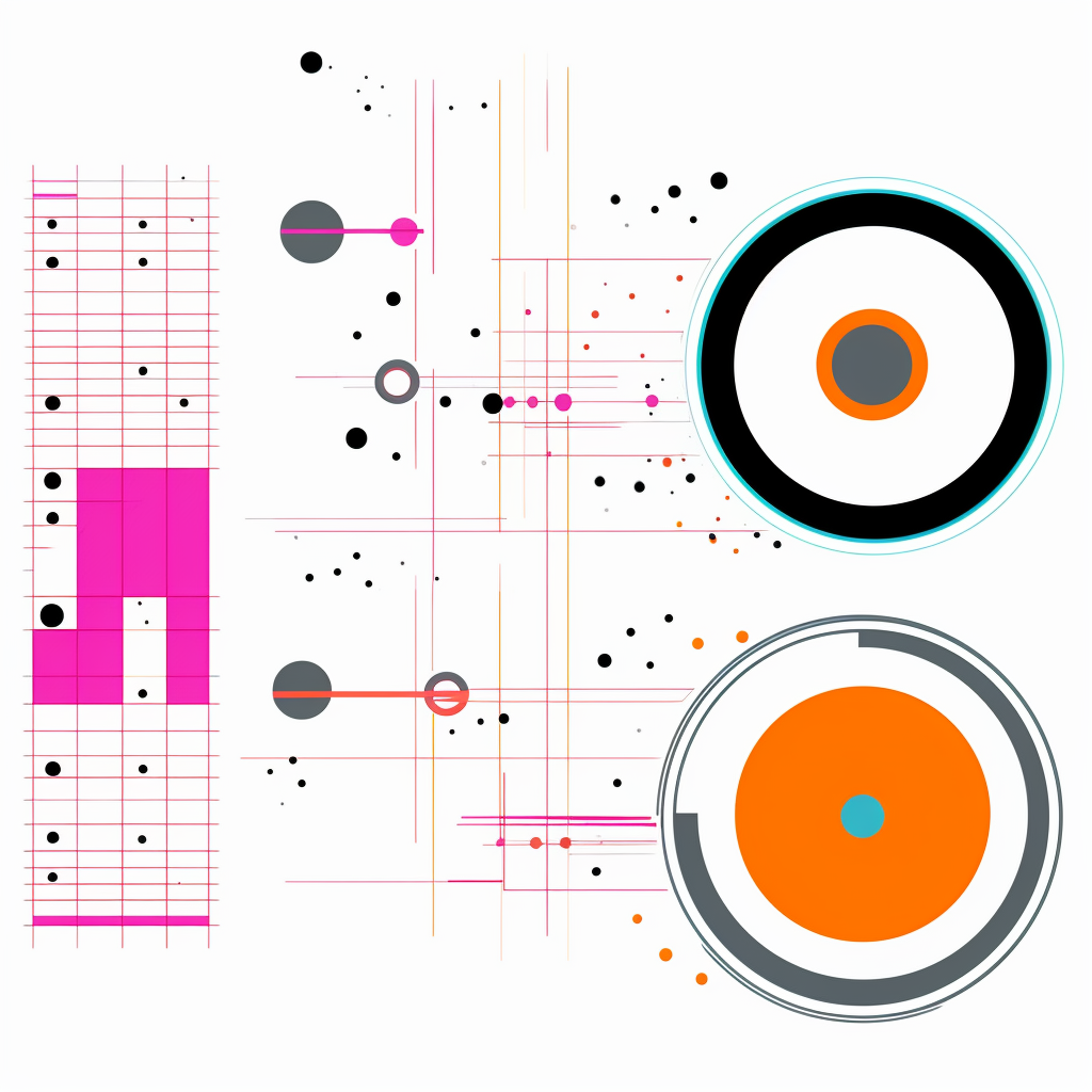 colorful abstract illustration specific to study advanced optical elements