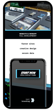 mobile website screenshot 1/3