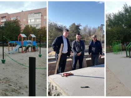 В ходе выезда обсудили проблемные вопросы по реализации объектов в рамках проекта "Сделаем вместе!"