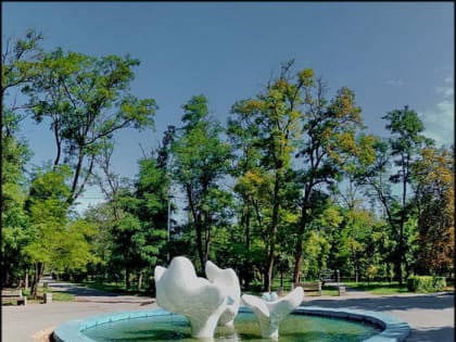 Утро в парке Юность