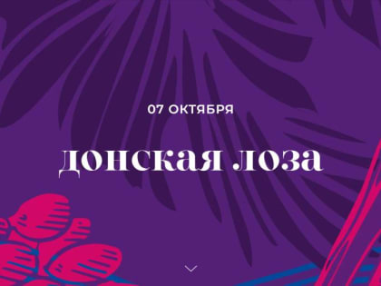Началась подготовка к «Донской лозе»