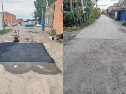 Асфальтирование въезда в ДНТ «Заря» в Таганроге