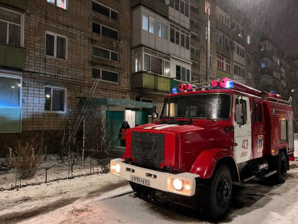 В многоквартирном доме Донецка бушевал пожар