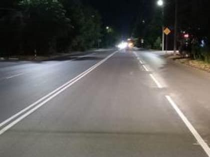 В Таганроге продолжаются работы по нанесению дорожной разметки