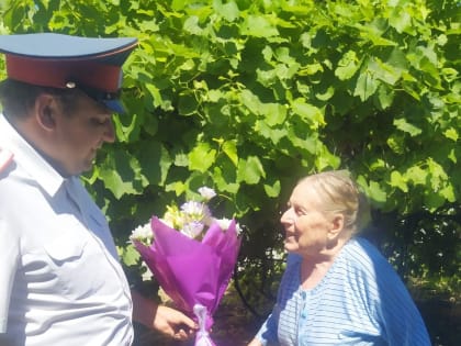 Участница войны  Мария Лукинична Бушина отметила 98-летие!