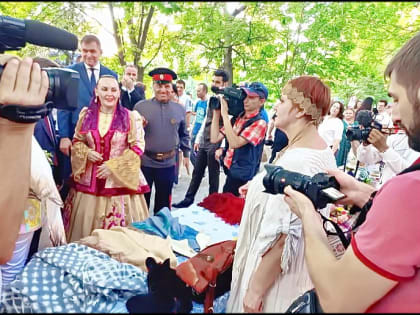 «Волгодончанка» приняла участие в областном фестивале, посвященном 270-летию со дня рождения атамана М.И. Платова