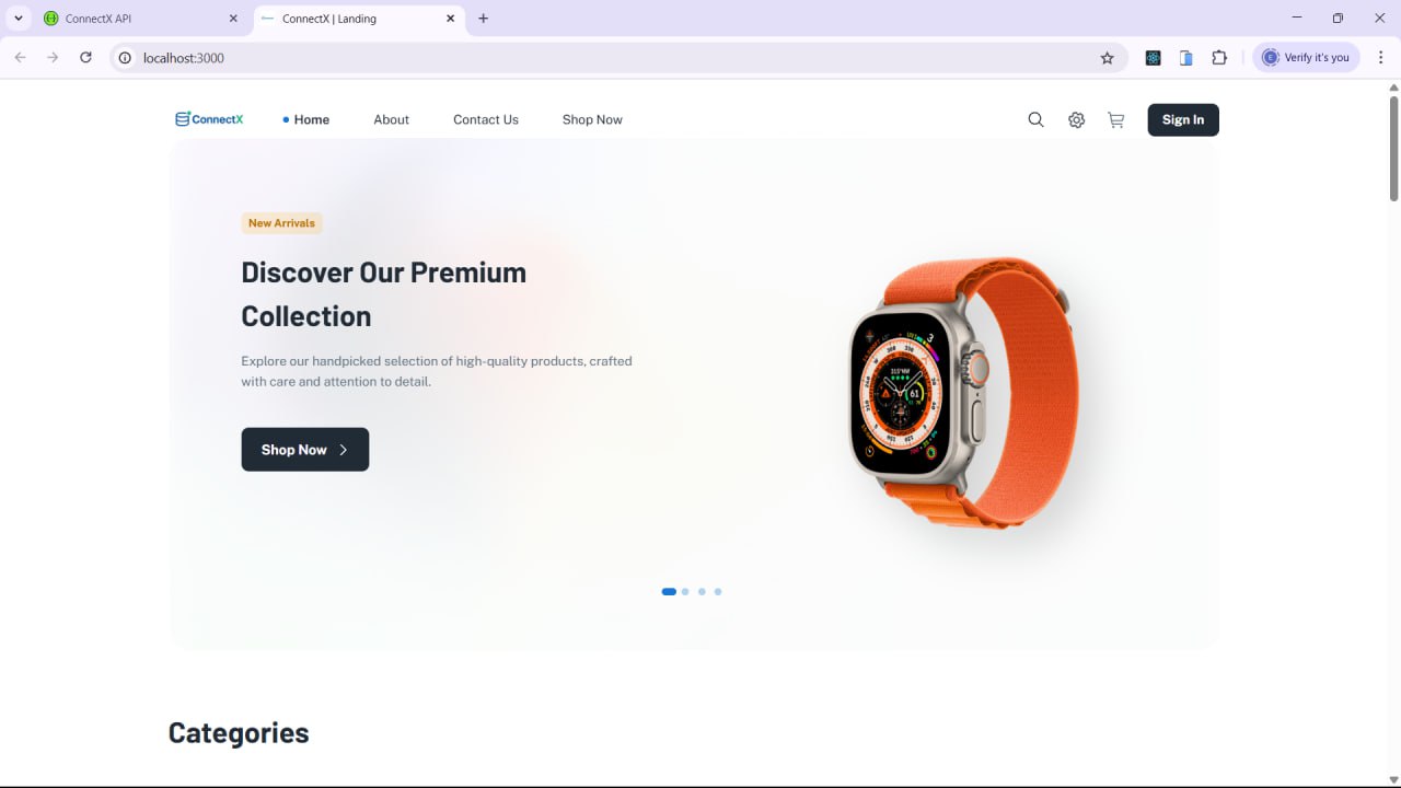 Next.js ConnectX Template