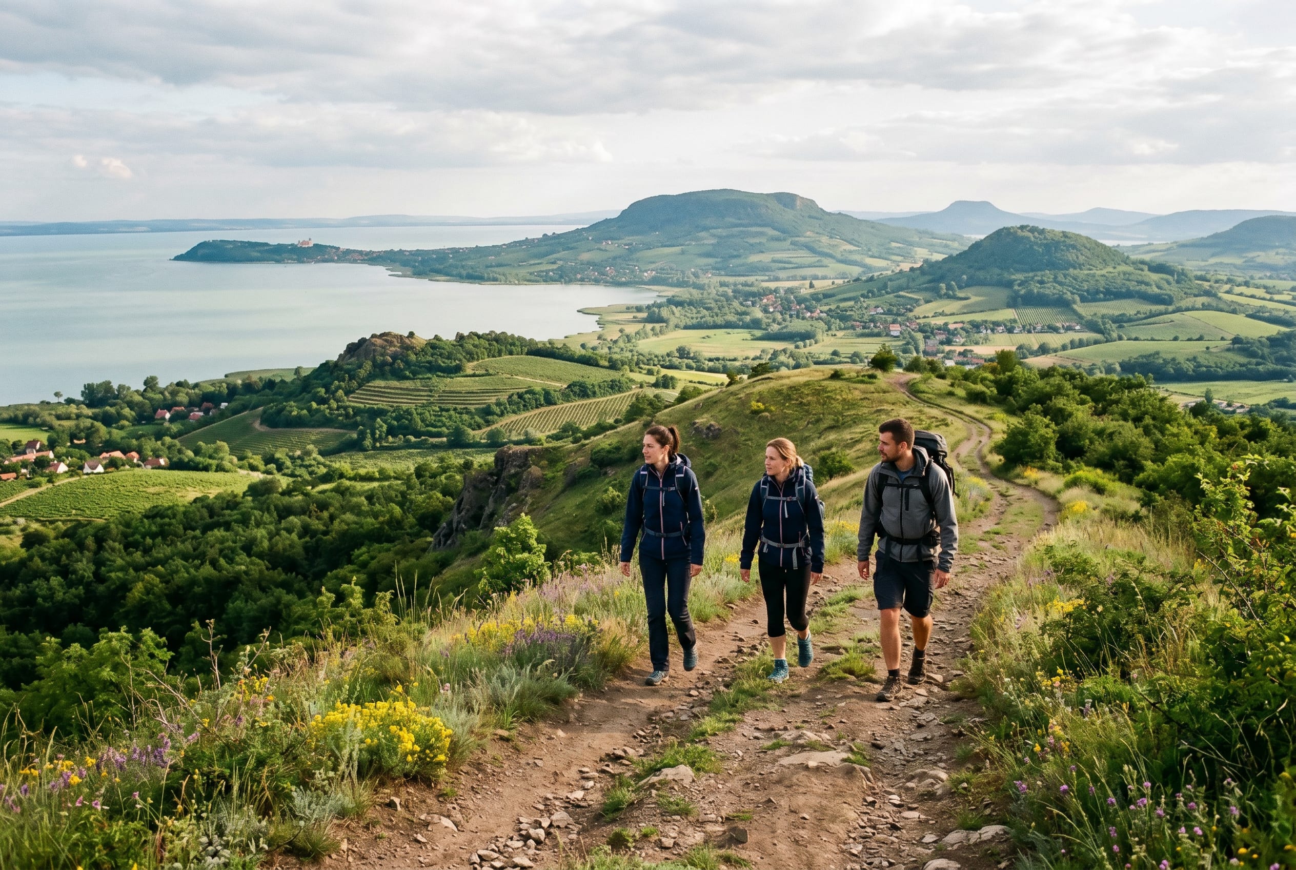 Hiking around Lake Balaton