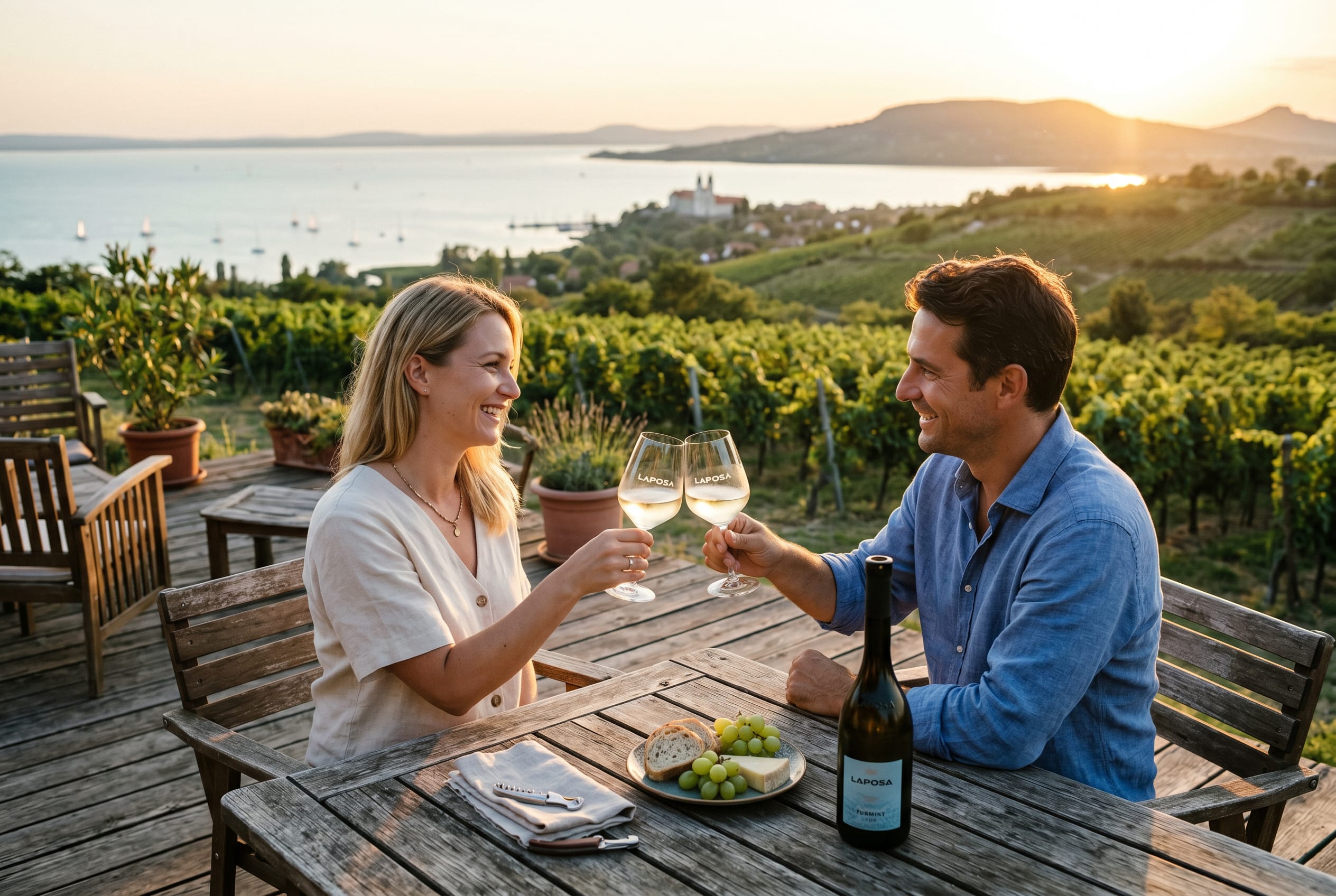 Wine tasting in Lake Balaton