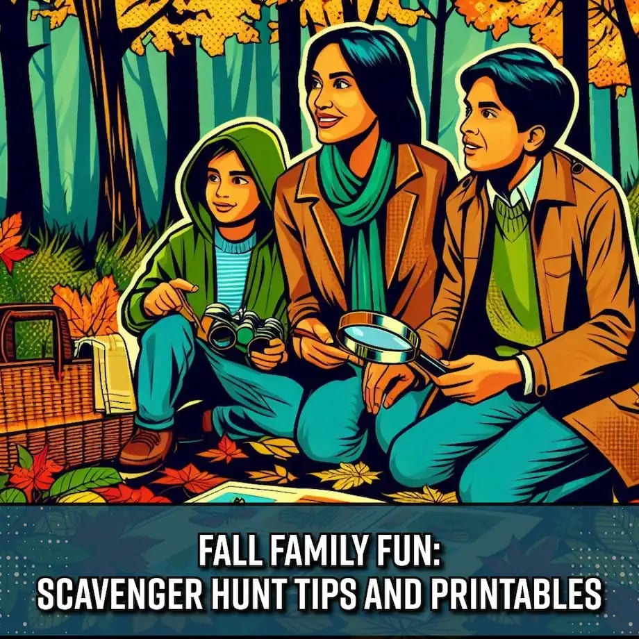 Fall Family Fun: Scavenger Hunt Ideas and Printable
