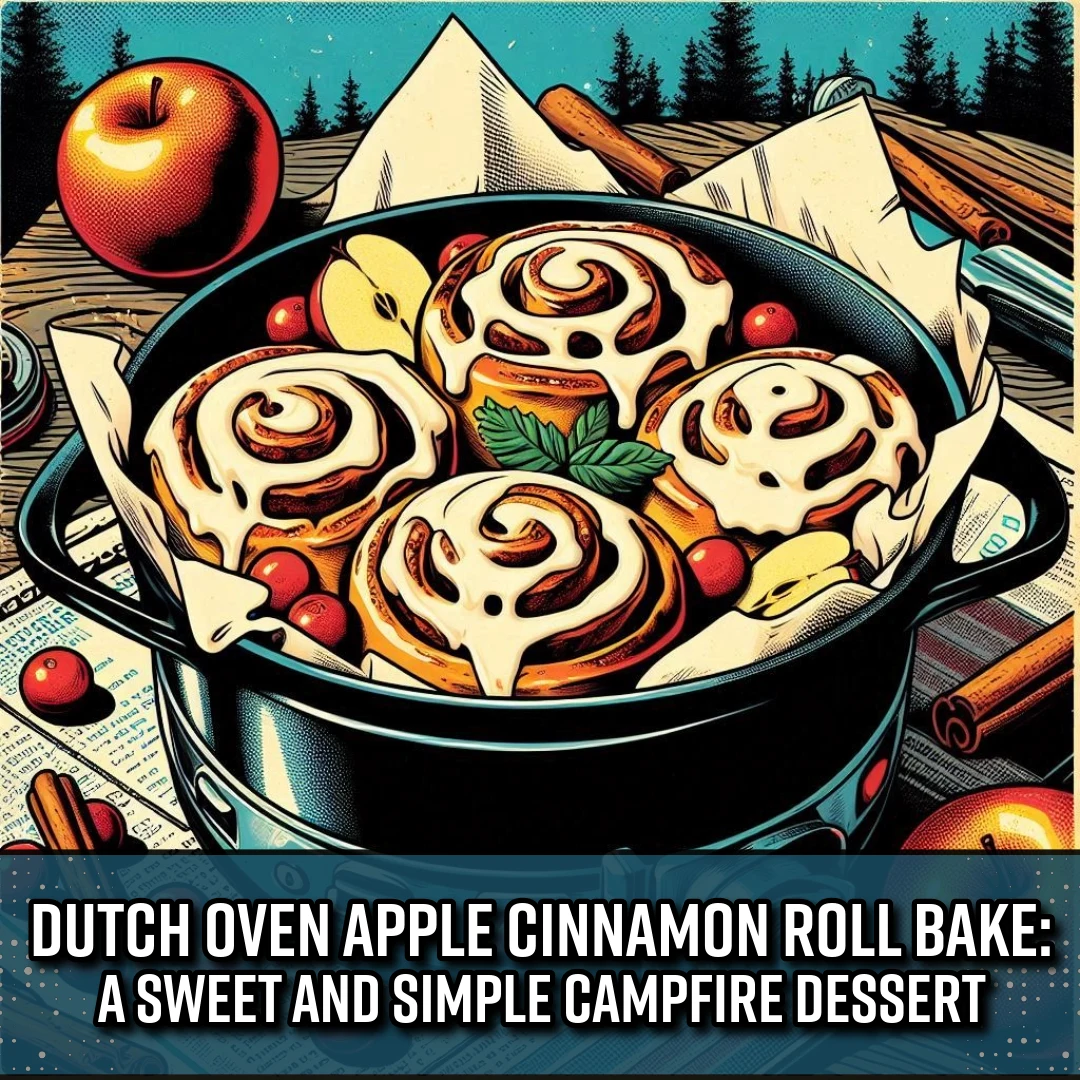 Dutch Oven Apple Cinnamon Roll Bake: A Sweet and Simple Campfire Dessert