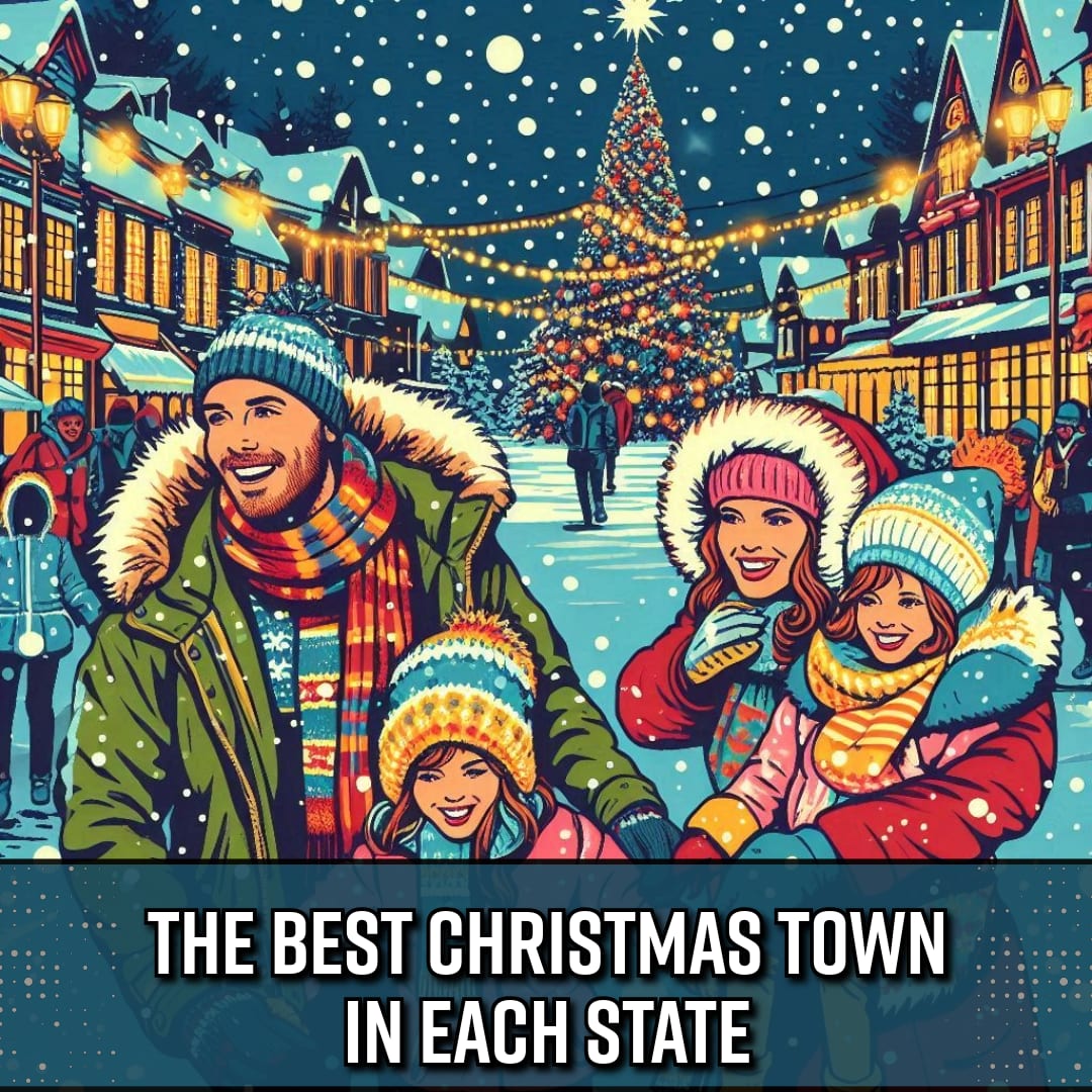 The Best Christmas Town In Each State in 2025