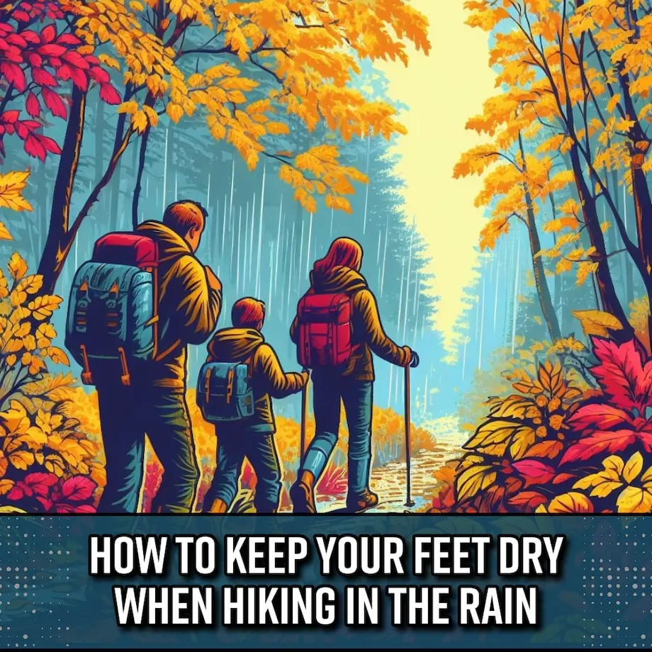 How to Keep Your Feet Dry When Hiking in the Rain