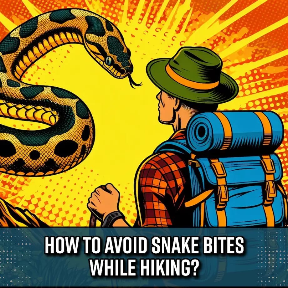 How to avoid snake bites while hiking