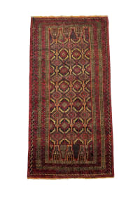 Balochi Prayer Lattice Rug