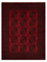 Afghan Ersari Elephant Foot Crimson