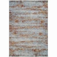 Contemporary Abstract Rust Blue