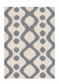 Contemporary Ikat Ogee Slate