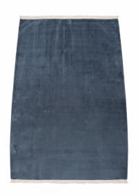 Contemporary Solid Slate Blue