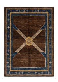 Gabbeh Medallion Brown