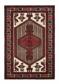 Hamadan Medallion Ivory