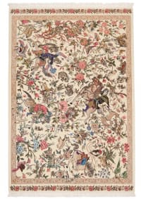 Isfahan Hunting Scene Ivory