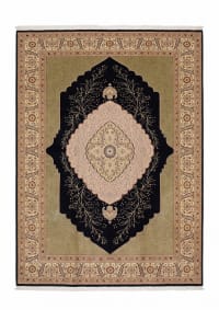 Isfahan Tree of Life Medallion Black Olive