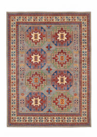 Kazak Medallion Star Grey