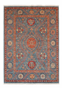 Mamluk Vase Floral Slate Blue