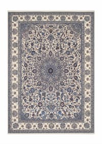 Nain Medallion Ivory Blue