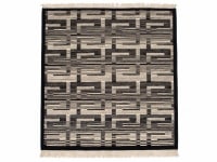 Nepali Abstract Brick Ivory Black