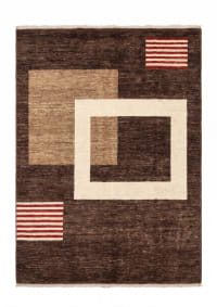 Pakistani Gabbeh Geometric Brown