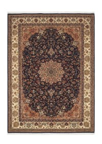 Pakistani Isfahan Medallion Navy