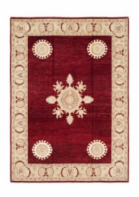 Pakistani Medallion Burgundy