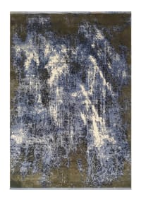Pierre Cardin Abstract Indigo